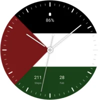 Palestine Flag 2 - Watch Face